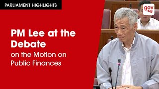 PM Lee at the Debate on the Motion on Public Finances [upl. by Engle547]