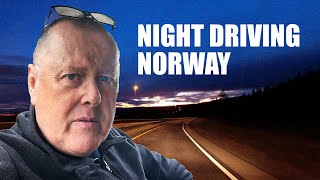 NORWAY Van Life  First time driving at night [upl. by Chien]