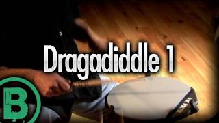 Dragadiddle 1  Drum Rudiment Lessons [upl. by Aila]