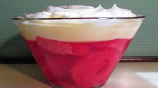 Mums Trifle Recipe from the 1970s [upl. by Ahseyi]