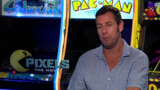 Pixels Interview Adam Sandler [upl. by Agni]