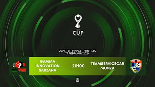 WSE Cup  Quarterfinals  1st leg  Gamma Innovation Sarzana ITA x TeamServiceCar Monza ITA [upl. by Audy]