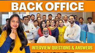 Back Office Interview Questions and Answers for Freshers and Experienced in HindiEnglish [upl. by Al]