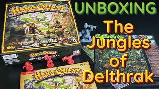 HEROQUEST Jungles of Delthrak UNBOXING amp Overview [upl. by Yramesor]