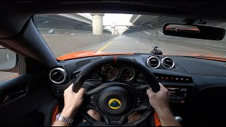 Lotus EVORA GT 35 V6 Supercharged MANUAL W Titanium Exhaust  POV Drive [upl. by Nivek455]