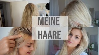 MEINE HAARE ✮ selber blondieren Gelbstich Friseurbesuch [upl. by Tarazi495]