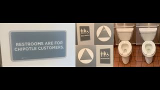 Chipotle Unisex Restrooms Full Shoot [upl. by Ephraim22]