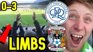 3000 COVENTRY CITY FANS GO MENTAL AT QPR 30 🤯 [upl. by Eniawd]