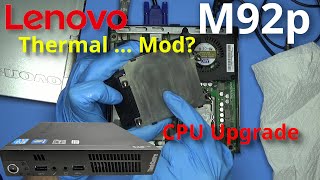 Lenovo M92p Cpu Upgrade Thermal Issues  Heatsink Modded  Poor Cpu Contact  Heatsink lapping [upl. by Hulton]