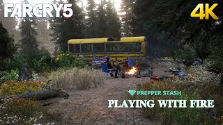 Far Cry 5  Gameplay  PREPPER STASH  Playing with Fire [upl. by Blackburn390]