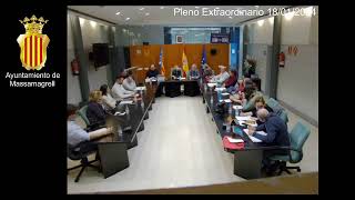 Pleno Extraordinario Ayto Massamagrell 18012024 [upl. by Cheri]