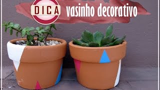 ✂ Aula 38  Aprenda customizar VASOS DE BARRO e utensílios de cozinha [upl. by Mychael]