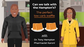 The perfect low carb waffle from the metabolic health coupleThe Hamptonsdietdoctor recipe in notes [upl. by Nolham]