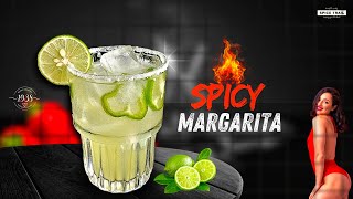 Easy Spicy Margarita Cocktail Recipe  How to make Spicy Margarita [upl. by Elexa]