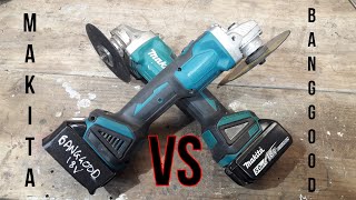 Banggood Angle Grinder VS Makita Angle Grinder  Banggood 18v Cordless Angle Grinder Review [upl. by Oluap]