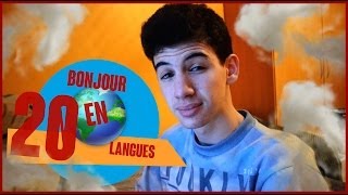 Bonjour en 20 langues [upl. by Lukin]