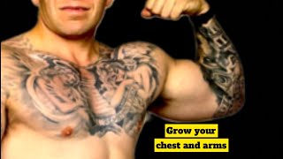 Do This To Grow a bigger Chest and Arms  Chest Biceps and Triceps workout [upl. by Relyc]