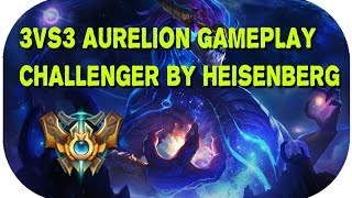 3vs3  Aurelion Sol  Gameplay Guide  Twisted Treeline LoL [upl. by Dolhenty]