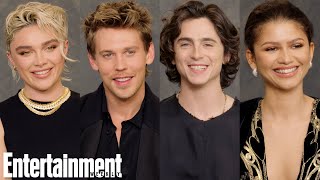 Timothée Chalamet Zendaya Austin Butler amp Florence Pugh on Dune Part 2  Entertainment Weekly [upl. by Pampuch]