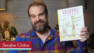 Snappsy The Alligator Did Not Ask to Be in This Book read by David Harbour [upl. by Nyrak]