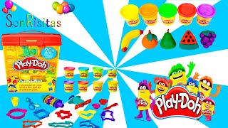 Figuras y moldes para hacer figuras de plastilina Play Doh [upl. by Aihtniroc]