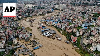 Flooding and landslides in Nepal kill at least 66 people [upl. by Kirbie]