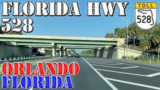 FL528 West  Beachline Expressway  Orlando  Florida  4K Highway Drive [upl. by Nael]