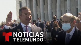 Pedro Pierluisi jura como gobernador de Puerto Rico  Noticias Telemundo [upl. by Dnalsor]