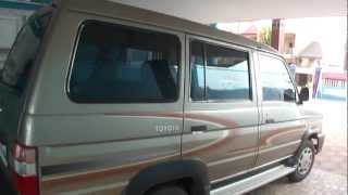 Toyota Qualis 24 litre GS diesel seven seater Navsari Gujarat India 24th May 2012 [upl. by Trina783]