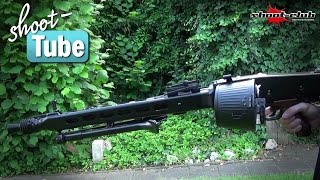 GSG MG42 Airsoft UniversalMaschinengewehr  shootclub Produkttest [upl. by Etnohs152]