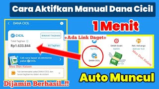 Cara Aktifkan Fitur DANA CICIL di Aplikasi DANA ada 3 Cara  Pasti berhasil  Terbaru 2024 [upl. by Waldos669]