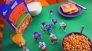 1994 Wheaties Quarterback Crunch Cereal Commercial [upl. by Dyson]