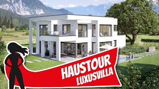 Luxusvilla Haustour mit perfekter Balance aus Design und Funktion von Weberhaus  Hausbau Helden [upl. by Inesita150]