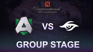 The International 9 Alliance vs Secret  Game 1  Group Stage  TI9FR [upl. by Anirac]