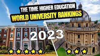 Top 50 Best Universities in the World 2023 [upl. by Hunter]