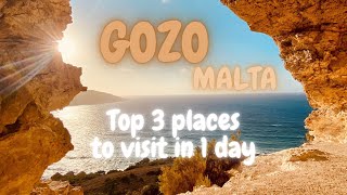 Gozo Malta Country  Top 3 places to visit in one day with tips for tourists [upl. by Edsel]