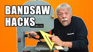 Bandsaw Hacks  5 Band Saw Tips and Tricks [upl. by Bela]