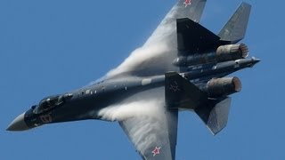 Paris Air Show 2013  Su35 vertical takeoff  Air Show HD [upl. by Helmer]