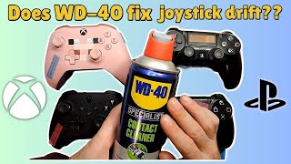 Fixing stick drift with WD40 Testing [upl. by Ruffi]