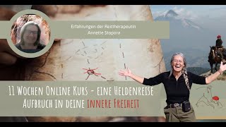 Annette Stoppora Testimonial zur 11wöchigen online Heldenreise quotAufbruch in deine innere Freiheitquot [upl. by Loferski30]