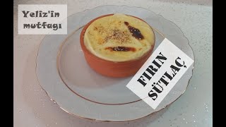 lezzetli ve hafif fırın sütlaç tarifi  delicious and light baked rice pudding recipe [upl. by Vinay]