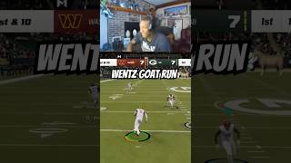 Wentz goat run throwback madden [upl. by Bowe]