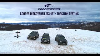 Cooper Discoverer AT3 4S  Traction Testing [upl. by Doi463]