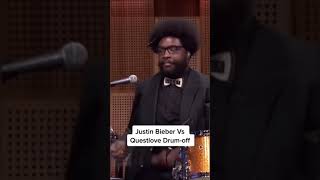 Justin Bieber Vs Questlove Drum Off Shorts [upl. by Chui]