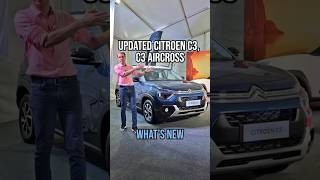 Updated Citroen C3 amp C3 Aircross revealed shorts [upl. by Llehcnom432]