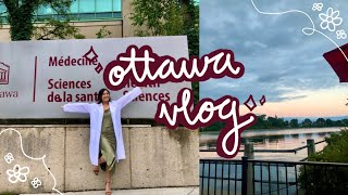 ottawa vlog  white coat ceremony oweek moving in 🌿 [upl. by Adnotal]