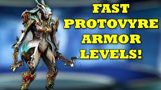 Warframe How To Level Protovyre Armor Cosmetics Fast [upl. by Aihppa]