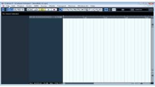 Cubase 5 Tutorial  Lesson 15 Create Project [upl. by Waylin750]