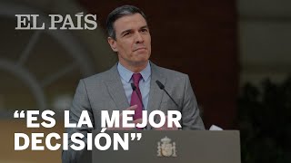 SÁNCHEZ anuncia la aprobación de los INDULTOS [upl. by Ecadnarb]