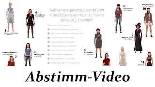 Zuschauer AbstimmVideo ♥ MiniContest Sims 3  BöseHexen Haushalt MsHeartilyCDEHD [upl. by Randal]